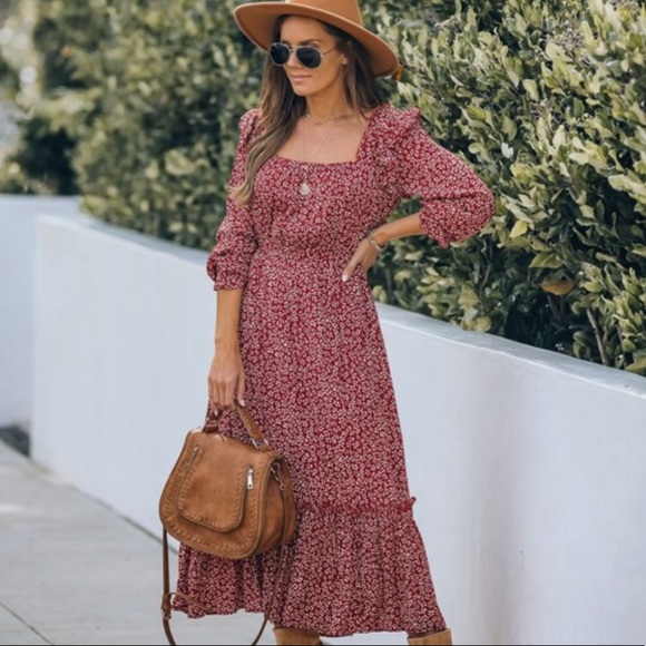 Vici Collection Lean on Me Floral Dress NWT - Picture 1 of 4